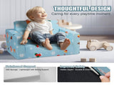 Kids Couch, 2-in-1 Toddler Chairs Comfy, Toddler Couch Sofa Bed Fold Out, Convertible Sofa to V767-VVR-ETSF6354652IOZAT6V0