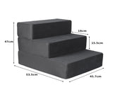 PaWz Multi-steps Dog Ramps For High Double 9KG PT1057-3-GY_NZ