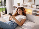 Artiss King Single Bed Frame and 2 Bedside Table Bedroom Furniture Set WBED-F-TAMBUR-KS-BS-06-BGX2