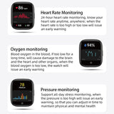 Smartwatch Voice Assistant Bluetooth Calling Health Monitoring Step Tracking Message Alerts/blue V1232-DHSB-IDW26-002