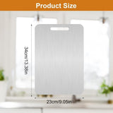 Titanium Double-Sided Cutting Board BPA-Free, 34x23 cm V1188-MS-325-0337