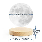 Levitating Moon Lamp with 3D Printed Crater Texture, Touch Control Three Color Modes, Magnetic V1341-ZY-DXDUD5W4-CLASSIC3COLORSUPER