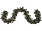 Christabelle Premium 2.7m Christmas Garland Snow with LED Lights and Pine Cones Cashmere Tree D 112_HZC274