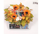 45cm Fall Wreath - Thanksgiving Wreath, Artificial Fall Garland, Welcome Wreath Decorations V1263-JX-1604