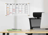 Magnetic Weekly Planner - Planning Board - Family Planner - To-Do Planner Transparent Acrylic V1188-ZXY-10745