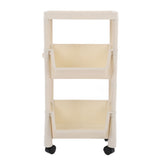 Compact Rolling Storage Organizer Large Capacity Mobile Utility Cart Movable Storage Book Shelves V1294-YM0901-3116230009713