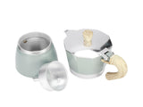 Stovetop Coffee Maker, Aluminum Moka Pot Kettle for Home Kitchen, 150ml V1263-JX-2994