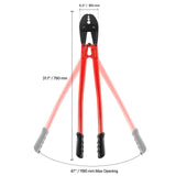 762mm/30" Hand Swager, Swaging Tool for 5/32", 1/4" and 5/16" Aluminum/Copper Sleeves V952-YJQ30YC0000000001V0