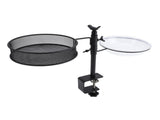 Deck Bird Feeders with Mesh Tray Detachable Adjustable Clamp Rail Bird Bath Balcony Porch Feeder for V1294-YM0901-3111240176011
