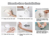 Plastic Shower Caddy Suction Cup Shower Organizer Basket Bath Shelf, Strong Suction Power Bathroom V1370-AZ4-05860