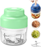 2026 Upgrade Electric Garlic Chopper, Mini Portable B Charging Food Processor & Vegetable Chopper, V1258-DP02-F-414