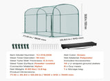 Crop 1.8 x 0.91 x 1.5 m Plant Protection Tent with Zippered Door, Wind-Resistant Tall Crop V952-ZZBHZ1PCS733WG3BH001V0