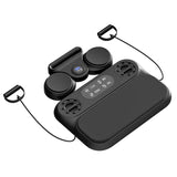 Black 6-in-1 Multifunctional Fitness Board - Ab Wheel, Automatic Rebound, Fat Burning and Core V888-ELOSUNG13253