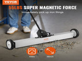24.9 kg Rolling Magnetic Sweeper with Wheels,Push-Type Magnetic Pick Up Sweeper, Large Magnet Pickup V952-TLSCXQSQT36558SE0V0