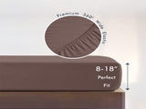 King Size Sheet, 100% Egyptian Cotton, Deep Pocket Premium Cotton Mattress Sheet,Double Bed V1189-LWWAL-20260401-05227