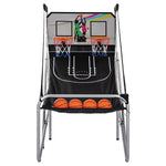 Basketball Arcade Game Electronic Scorer 8 Games Double Shoot Grey GAME-BAS-D-205-GR