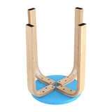 1Pcs Anti Slip Bentwood Stool Stacking Home Living Room Furniture Decor Blue V1294-YM0901-DE-JY01006-03
