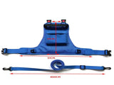Kids Ski Training Harness with Backpack, Adjustable Strap & Lift Handle for Beginners Boy and Girl V1192-AZ-W-3026