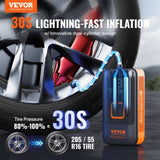 Tire Inflator Portable Air Compressor, Dual-Cylinder & 12000mAh Rechargeable Air Pump, 30s Fast V952-CDSLTCQJ3400VJOS6V9