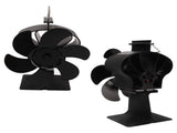 6 Blades Heat Powered Stove Non Electric Self Starting Fireplace High Temperature Resistant V1294-YM3113220247711-0421