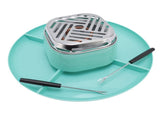Indoor Electric Smores Maker with 4 Detachable Trays Adjustable Temperature Tabletop Chocolate V1294-YM0901-3113240343611