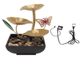 Tabletop Fountain Small Circulating Water Ornaments Indoor Waterfall for Office and Living Room AU V1294-YM0626-3115220163113