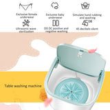 Ultrasonic Turbine Washing Machine Mini Turbo Portable Washing Machine for Underwear Baby Clothes V1294-YM0717-10166324