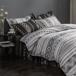 Tugo Reversible Queen Size Quilt/Duvet Cover Set V493-MQ-471B