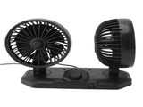 Dual Head Car Cooler Powerful Cooling Ultra Silent USB 360 Degree Rotation Air Circulation V1294-YM0901-3113240173511