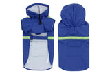 Pet Raincoat Outdoor Waterproof Dog Poncho for Small and Medium Dogs - Blue V1263-JX-6216-8