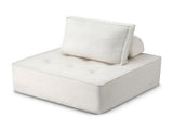 Artiss Floor Sofa Lounge Chair with Pillow SBED-K-FLD01-1S-WH