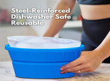 2pc Extra Large Ice Block Mold,Extra Thick Round Silicone Ice Cube Molds Reusable Giant Ice Cube V1369-AZ3-W-05890