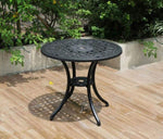 Remy Aluminium Table Black V231-CAT-080 BLACK