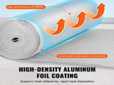 Double Reflective Insulation Roll, Foam Core Radiant Barrier, 5.5mm 48 in x 50 ft, Double-Sided V952-LBPEFPMXRFSFWQVT4V0