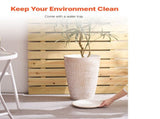 Tall Planter Set of 2 Round Tapered Plant Pots 53 cm for Outdoor Indoor V952-YZXMS21YCDTPKF8OSV0