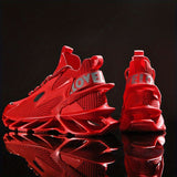 Men'S Casual Shoes Blade Style Shoes Breathable Sports Shoes Shock Absorbing - Black - Size 44 V1106-919-10345-BLK-44
