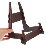 Elegant Coffee Wood Stand for Photos Plates Rustic Design Home V1369-AZ3-W-20854