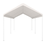 Instahut Carports 3x6m Carport Kits Steel Shelter Gazebo Canopy Garage Portable Garden Shed CAPT-H-3X6-WH-N-AB