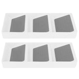 2PCS Drawer Organizer 3-Tier Spice Medicine Bottle Rack Tray Drawer Box for Cabinet Kitchen V1294-YM0901-3117200172411