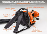 MTM 30CC Backpack Petrol Leaf Blower Yard Garden Commercial Outdoor V219-BLWHNDMTMA6WK