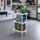 Stainless Steel Food Prep Table, 14 x 24 x 34 Inch Commercial Kitchen Worktable, with 2 Adjustable V952-CFBXGGZTSCGZZZ9YVV0