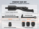 Torque Heavy Duty Torque Multiplier Wrench Set, 1 Inch Drive Lug Nut Wrench Torque V952-NJZBTTBSSYS1LSPEYV0