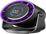 Fan - Rechargeable table fan - Silent USB fan - 100 speeds with memory function - LED display - 115&deg V1188-MS-313-0999