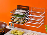 Wall Mounted Food Sorting Tray 4 Layers Storage Tray Collapsible Side Dish Stacking Storage for V1294-YM0626-3118220317513