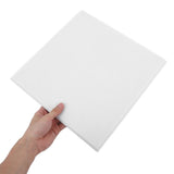4-Pack White Felt Bulletin Board Tiles for Wall, Photo Pin Board, Memo Display and Office V1366-AZ2-W-16094