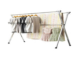 CARLA HOME Clothes Drying Rack Folding Indoor Outdoor, Grey, Kitchen V178-36531