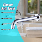 220mm Bath Spout in Polished Chrome Finish V63-826431