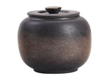 Ceramic Storage Jar Tea Lovers Gold Iron Glaze 1Pack V1369-AZ3-W-15688
