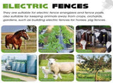 50 Pcs Annular Insulators for Fencing Wood, Self-Attack Screw Insulators Accessories of V1237-MS-626-477