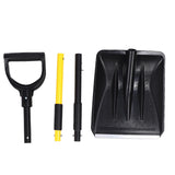 Snow Shovel Heavy Duty Snow Removal Winter Tool with D Grip Handle Aluminum Strip for Driveway Home V1294-YM0901-3111250126711